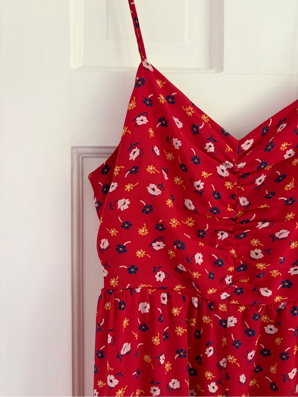Madewell Ruched Wide-Leg Jumpsuit in Prairie Posies - Picture 4 of 15